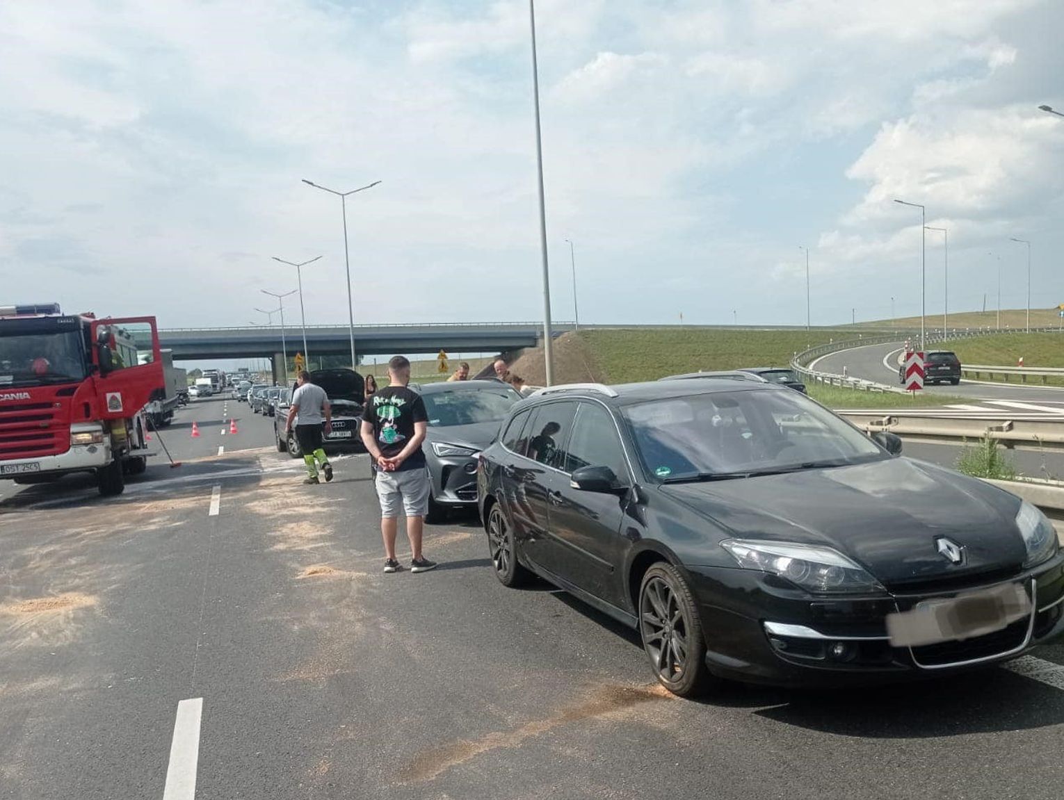 Pechowa Sobota Na Autostradzie A Dwa Wypadki I Awaria Pojazdu Ci Arowego