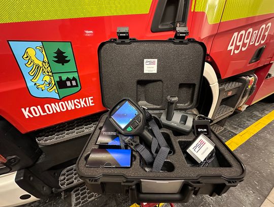 Strażacy z OSP Kolonowskie zakupili kamerę termowizyjną. Do czego się przyda?