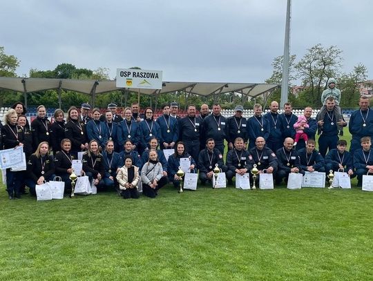 Cztery złote medale druhów z Raszowej na wojewódzkich zawodach