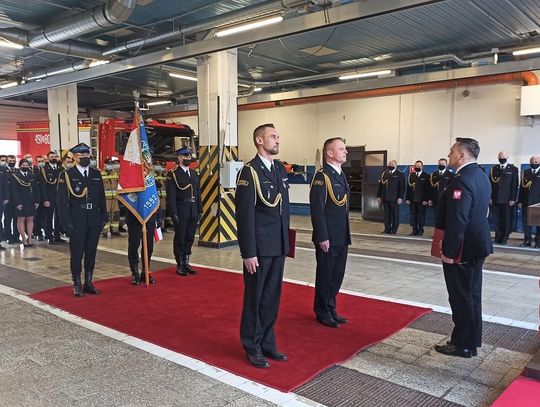 Damian Glik pożegnał się ze stanowiskiem komendanta powiatowego PSP w Strzelcach Opolskich