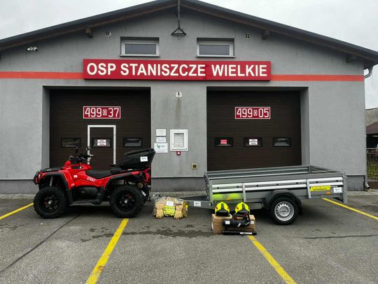 Nowy quad w OSP Staniszcze Wielkie. Ułatwi akcje nad Małą Panwią