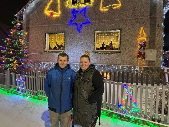 Świetlna atrakcja w Starym Ujeździe. Wciąż można ją podziwiać