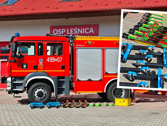OSP Leśnica z cennym grantem. Strażacy będą nieść pomoc jeszcze skuteczniej