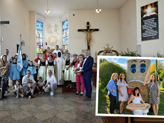 Bawili się i dziękowali za plony. Dożynki wiejskie w Olszowej i Starym Ujeździe