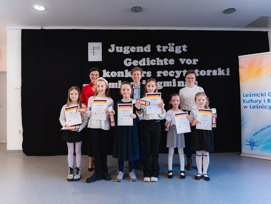 Konkurs recytatorski w języku niemieckim w Leśnicy. Chętnych nie brakowało
