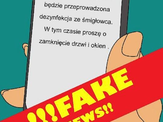 Dezynfekcja ze śmigłowca to fake news!