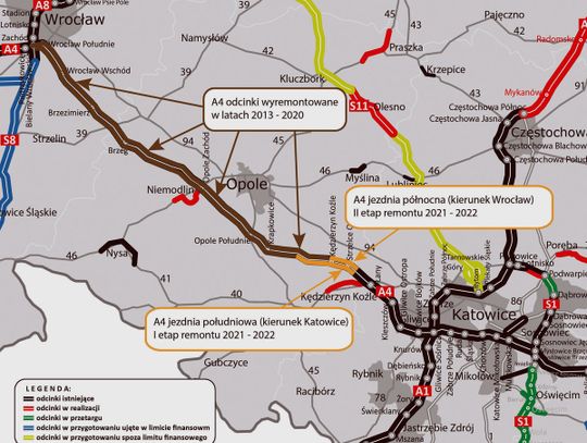 Drogowcy weszli na autostradę 