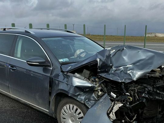 Dwa pojazdy zderzyły się na autostradzie A4 pod Strzelcami Opolskimi