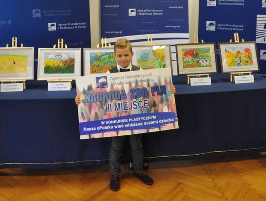 Dzieci z powiatu strzeleckiego nagrodzone w wojewódzkim konkursie plastycznym