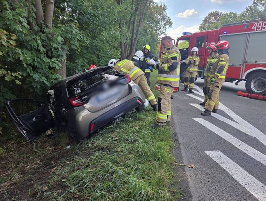 Groźny wypadek na DK94 koło Izbicka