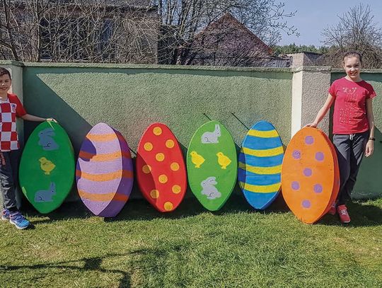 Jajka i zające zdobią wioski