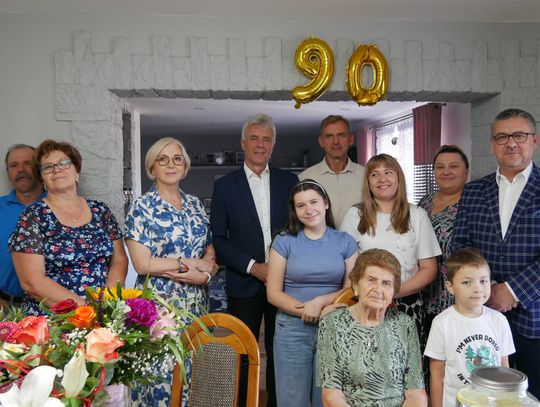 Wszystkiego najlepszego dla jubilatki. Pani Maria z Osieka skończyła 90 lat