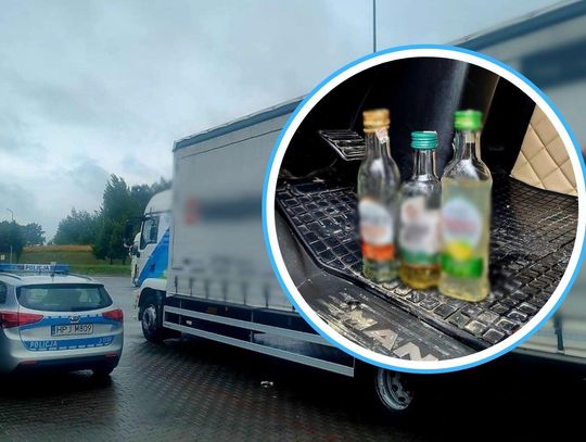 Kierowca tira na trasie A4 pijany w sztok! W kabinie miał butelki po wódce