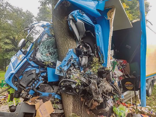 Kierowca zginął na miejscu