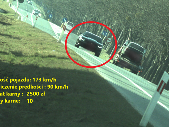 Krajówką pędzą jak szaleni! Rekordzista gnał 173 km/h!