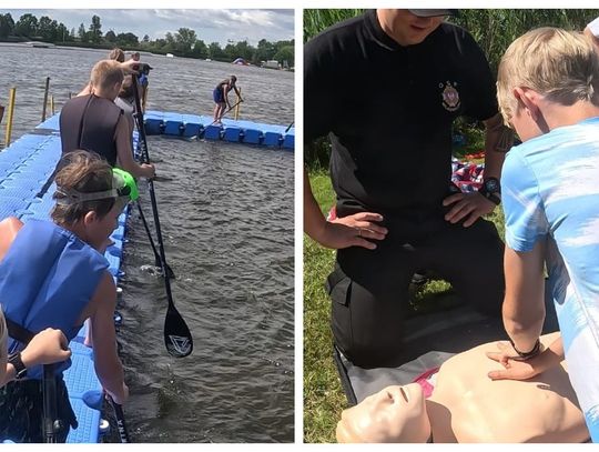 Nad wodą może być bezpiecznie i radośnie. Wiedzą o tym dzieci z Leśnicy