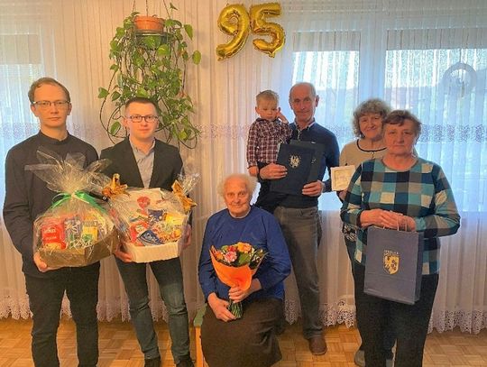Najstarsza mieszkanka Niwek pod Strzelcami Opolskimi skończyła 95 lat