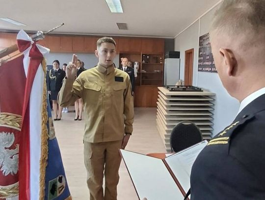Nowy strażak w szeregach komendy PSP w Strzelcach Opolskich