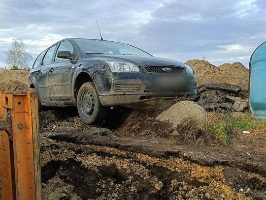 Wjechał na teren budowy. 27-latek był pijany i pod wpływem narkotyków