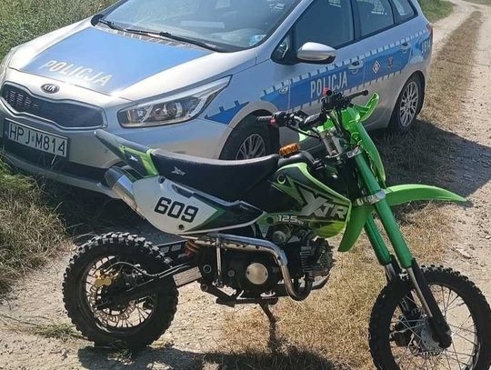 Pościg za motocyklistą. 18-latek nie posiadał uprawnień