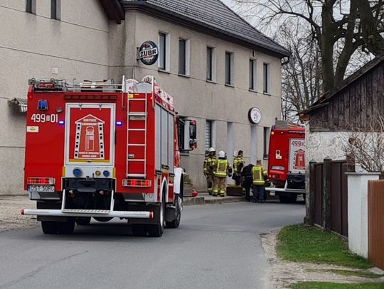 Akcja strażaków w Kadłubie. Dostali wezwanie do pożaru piwnicy