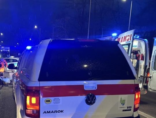 Potrącenie pieszego w Strzelcach Opolskich. Strażacy zareagowali natychmiast