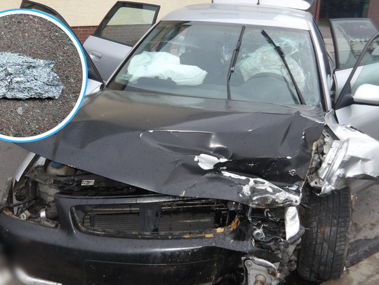 Pościg w Strzelcach Opolskich. Kierowca Audi miał trzy zakazy i narkotyki