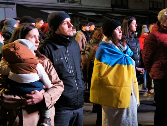 Protest przeciw napaści Rosji na Ukrainę. "Putin to zwykły bandyta"