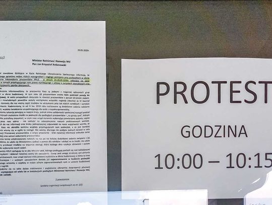 Protestują,  jedząc śniadanie...