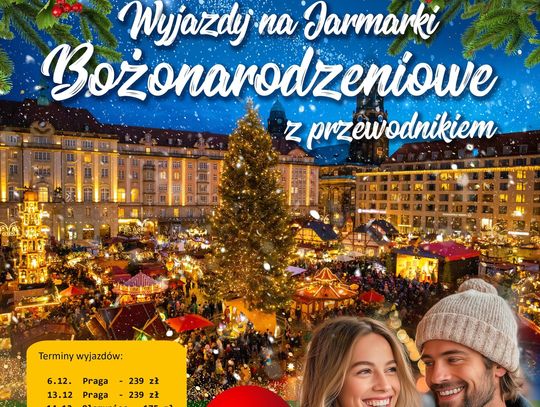 Rozdajemy zaproszenie na wyjazd na jarmark bożonarodzeniowy do Pragi, Wiednia lub Ołomuńca! Weź udział w zabawie