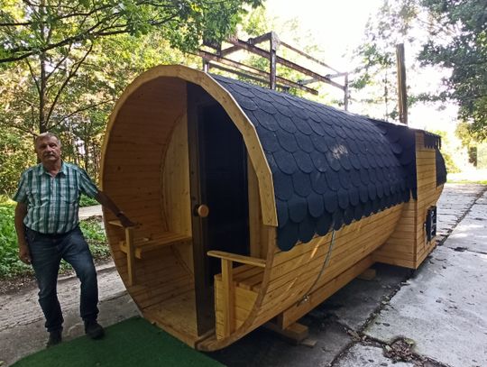 Sauna w środku lasu