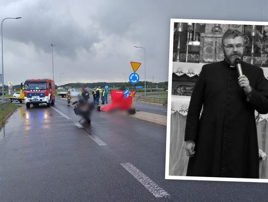 Śmiertelny wypadek w Olszowej. 54-letni motocyklista był księdzem