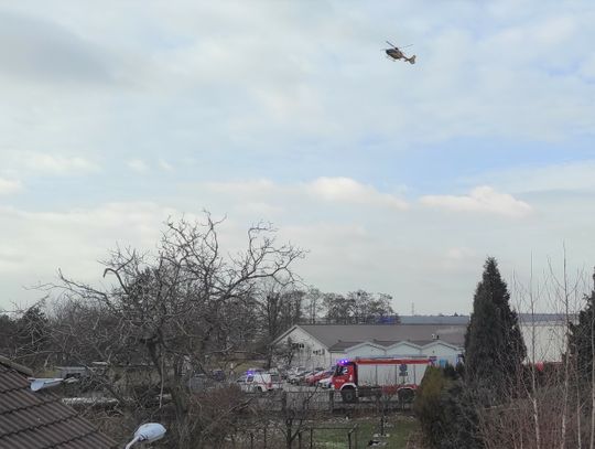Śmigłowiec lądował przy PSP w Strzelcach Opolskich i ZPO w Błotnicy Strzeleckiej. Znów nie było wolnej karetki 