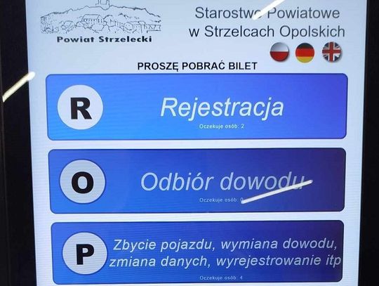 Nowy system kolejkowy w strzeleckim starostwie. Opinie są podzielone