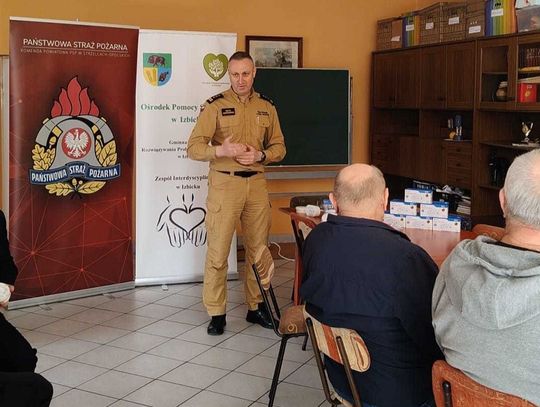 Czujki mogą uratować życie. Ważne spotkanie w Izbicku