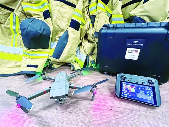 Strażacy mają drona z kamerą termowizyjną. Łatwiej wykryją pożary