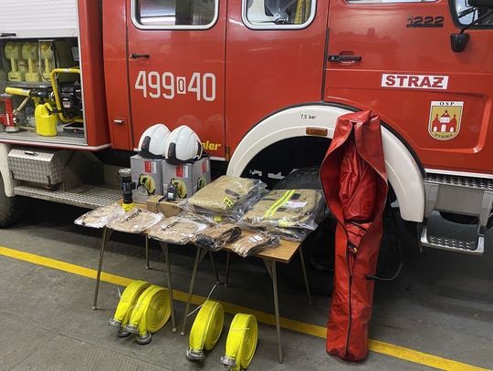 Strażacy z OSP Wysoka pozyskują nowe sprzęty i zbierają na nowy samochód