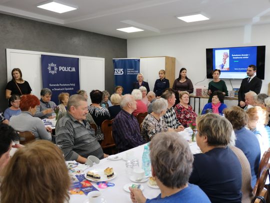 Świadome decyzje, bezpieczny senior. Ważne spotkanie w Ujeździe