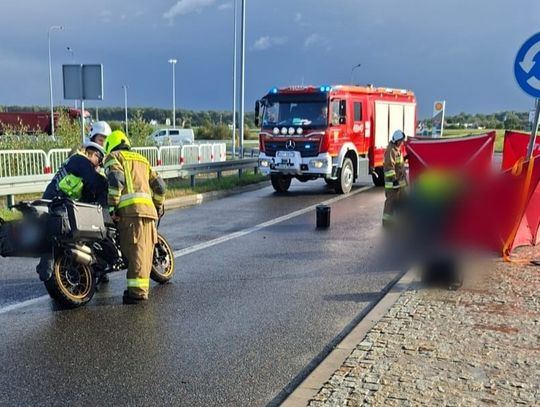 Tragiczny wypadek w Olszowej. Nie żyje 54-letni motocyklista