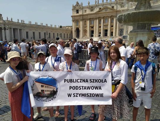 Uczniowie z Szymiszowa i Grodziska na pielgrzymce szkół Jana Pawła II do Włoch