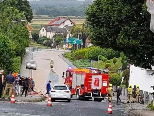 Ulewa nad powiatem strzeleckim. Najwięcej interwencji w gminie Leśnica