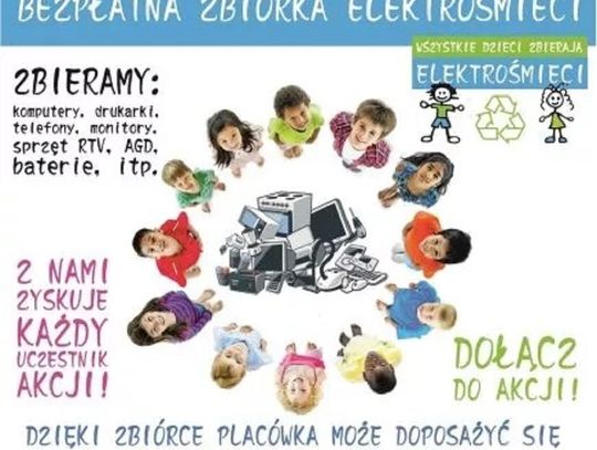 W podstawówce w Izbicku wszystkie dzieci zbierają elektrośmieci 