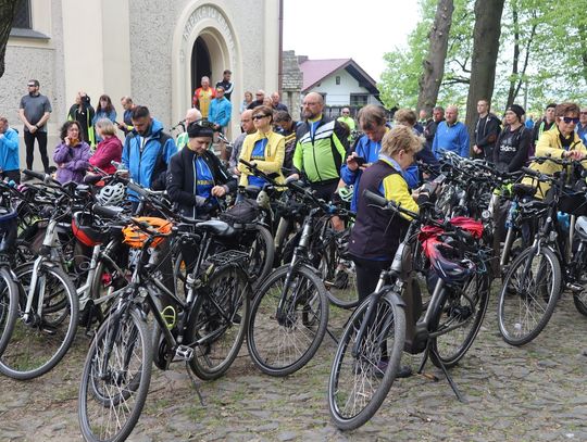 Na Górę św. Anny zjechali pątnicy na rowerach z całego regionu