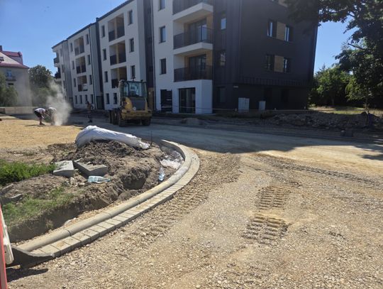 W Strzelcach Opolskich powstaje nowa droga do nowych mieszkań