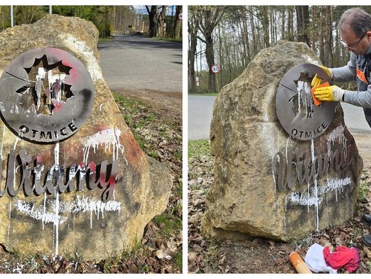 Wandale w Otmicach. Społecznicy ruszyli z naprawą