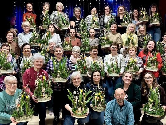 Warsztaty florystyczne w Kolonowskiem. Postawiono na naturę i nowoczesność