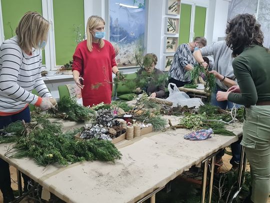 Warsztaty florystyczne w siedzibie Parku Krajobrazowego "Góra Św. Anny"