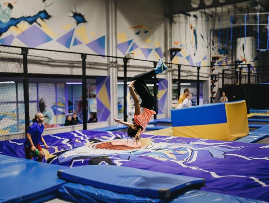 Wiosenny wypad do parku trampolin