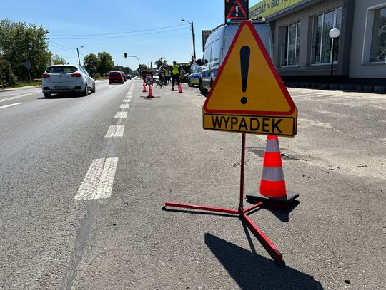 Wypadek motocyklisty w Suchej. Inscenizacja służb dla profilaktyki