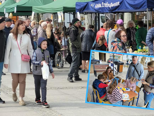 Jarmark Wielkanoncy w Strzelcach Opolskich. Mieszkańcy korzystali Jarmark Wielkanoncy w Strzelcach Opolskich. Mieszkańcy korzystali